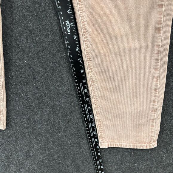 American Eagle Mom Jeans Women's 4 Pink Corduroy Super Stretch Pants - Picture 5 of 12